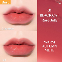 Thumbnail for Etude House Over Glowy Tint - 01 Black Cat Rose Jelly