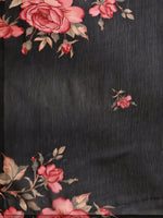 Thumbnail for Ahalyaa Women's Traditional Semi Stitch Saree - Black - Distacart