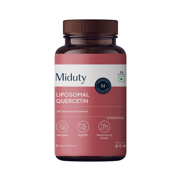 Miduty by Palak Notes Liposomal Quercetin Capsules - Distacart