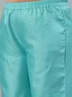 Thumbnail for Sztori Plus Size Ethnic Motifs Yoke Design Straight Kurta With Palazzos - Distacart