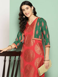 Thumbnail for Ahalyaa Women's Traditional wear Kurta - Red - Distacart