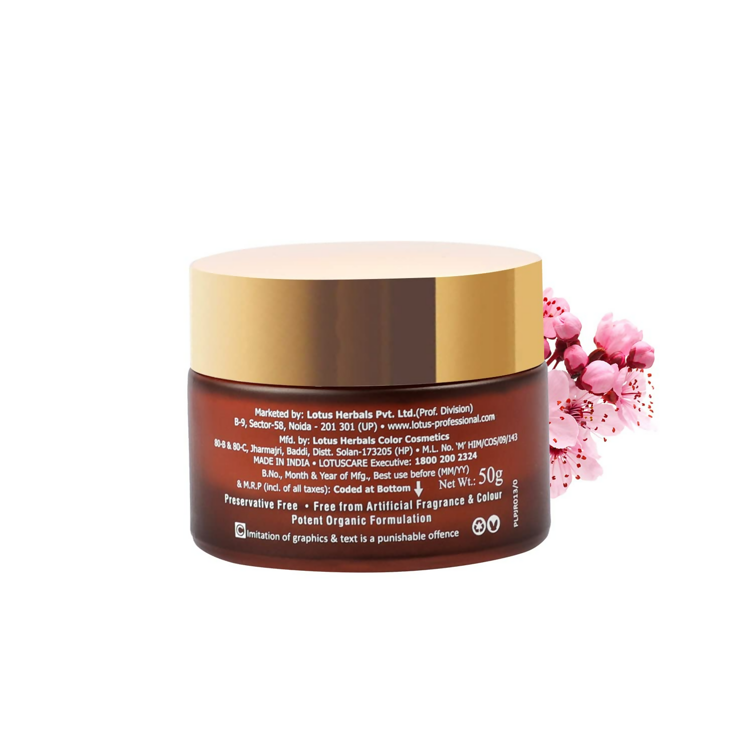 Lotus Professional Dermo Spa Japanese Sakura Skin Whitening & Nourishing Night Cream - Distacart