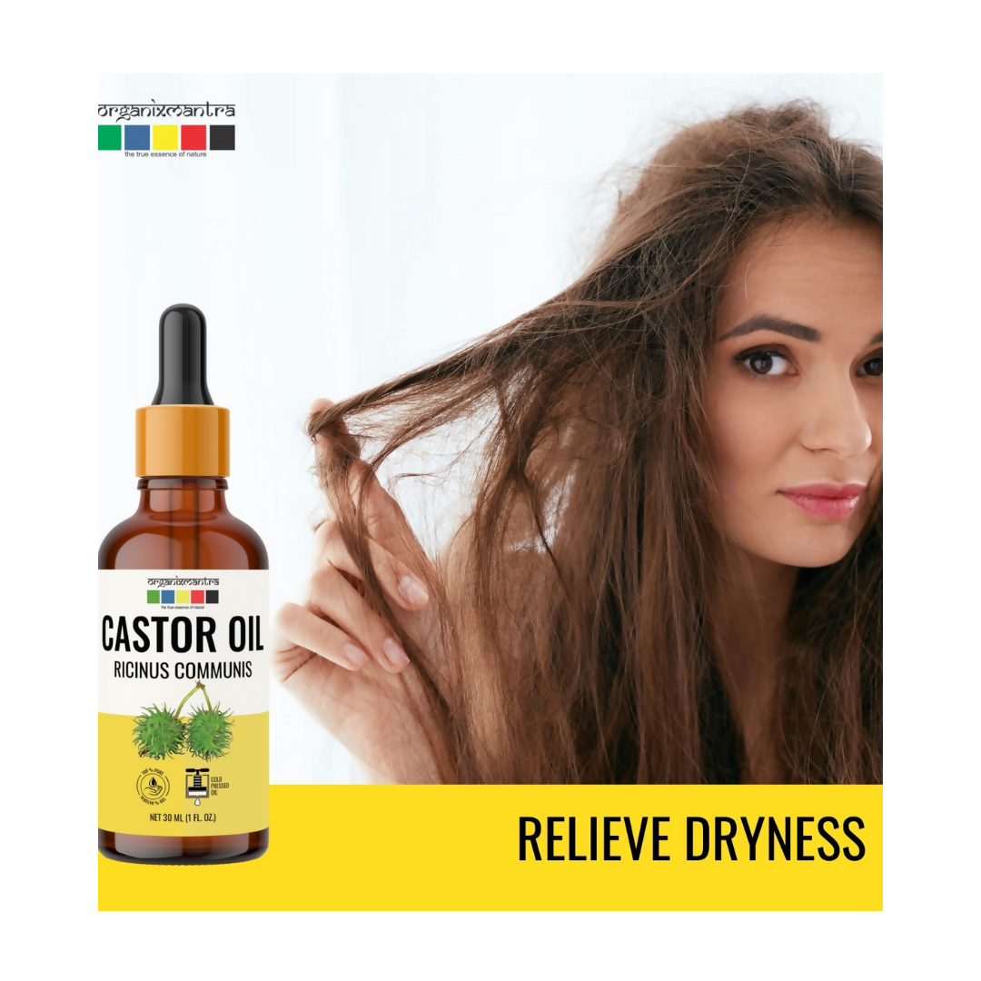 Organix Mantra Castor Body Oil for Hair, Eyebrows & Eyelashes Growth - Distacart