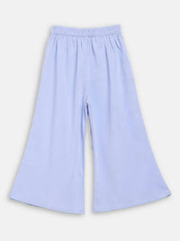 Thumbnail for Ahalyaa Blue Net Kids Kurta Palazzo Sets For Girls - Distacart