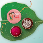 Thumbnail for Indianvibez Annoying Brother Metal Rakhi with Fridge Magnet - Kids Rakhi