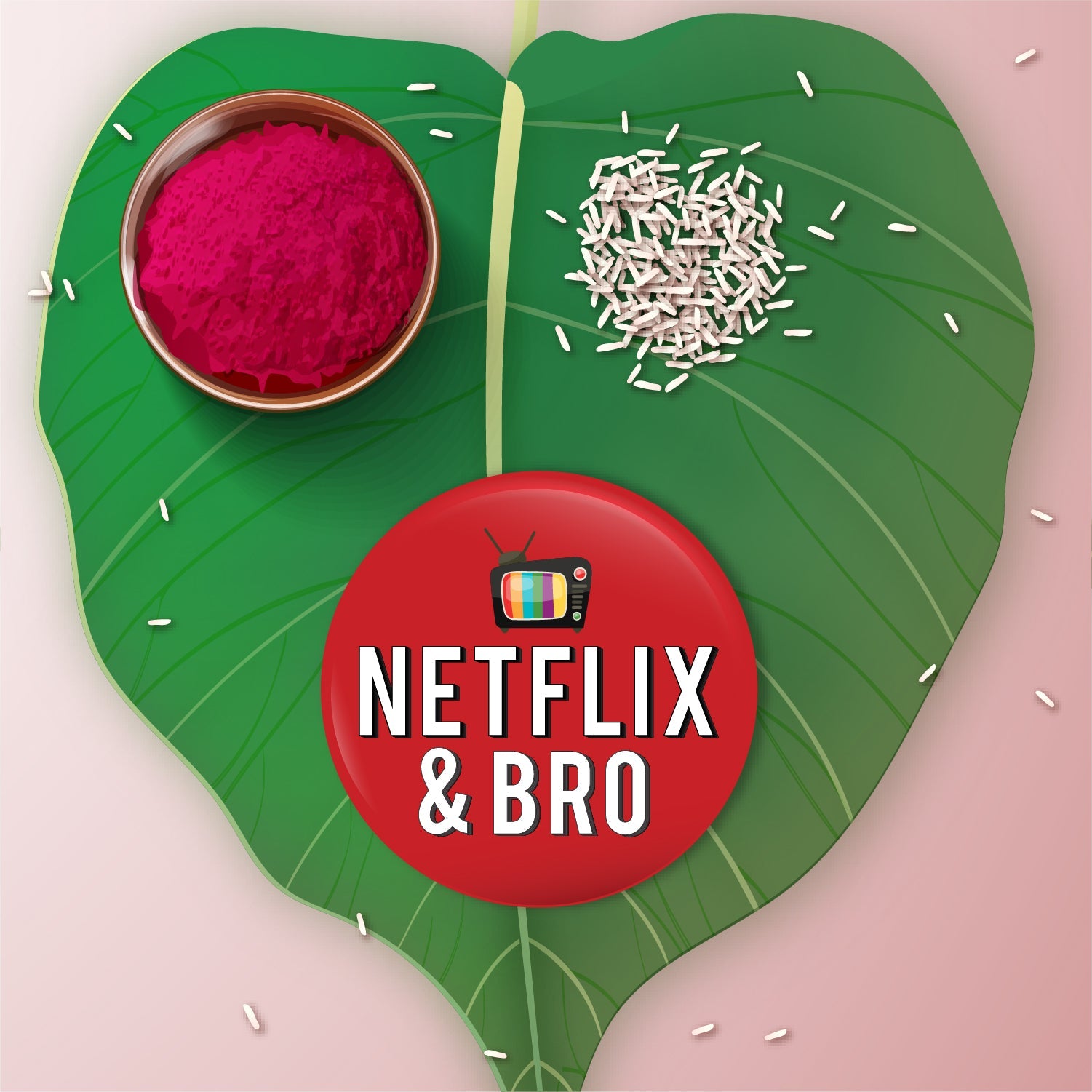 Indianvibez Netflix & Bro Metal Rakhi with Fridge Magnet - Kids Rakhi