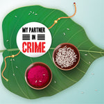 Thumbnail for Indianvibez Partner in Crime Metal Rakhi with Fridge Magnet - Kids Rakhi