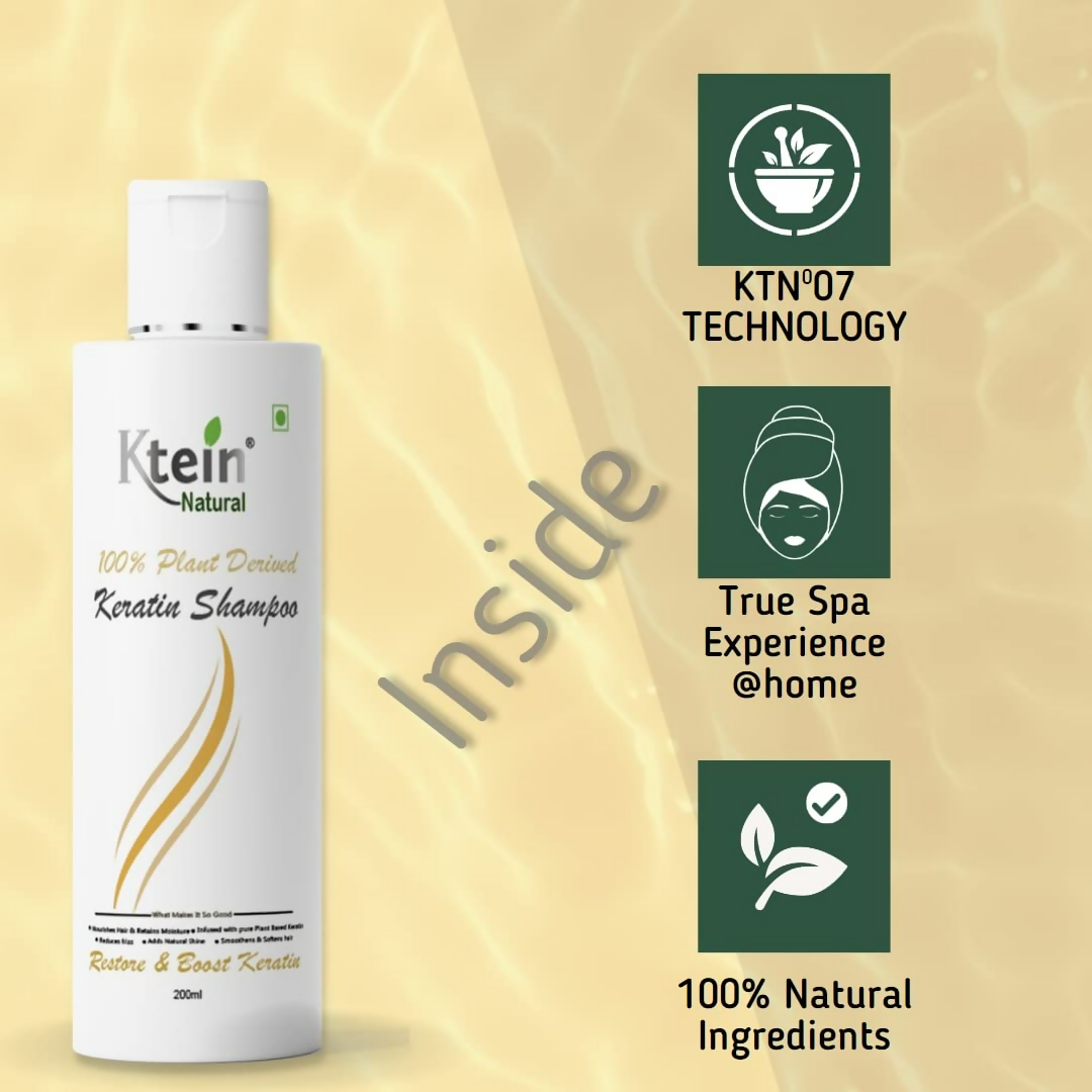 Ktein Natural Plant Derived Keratin Shampoo - Distacart