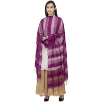 Thumbnail for A R SILK Payal Plan Regular Dupatta Purple Color Dupatta or Chunni