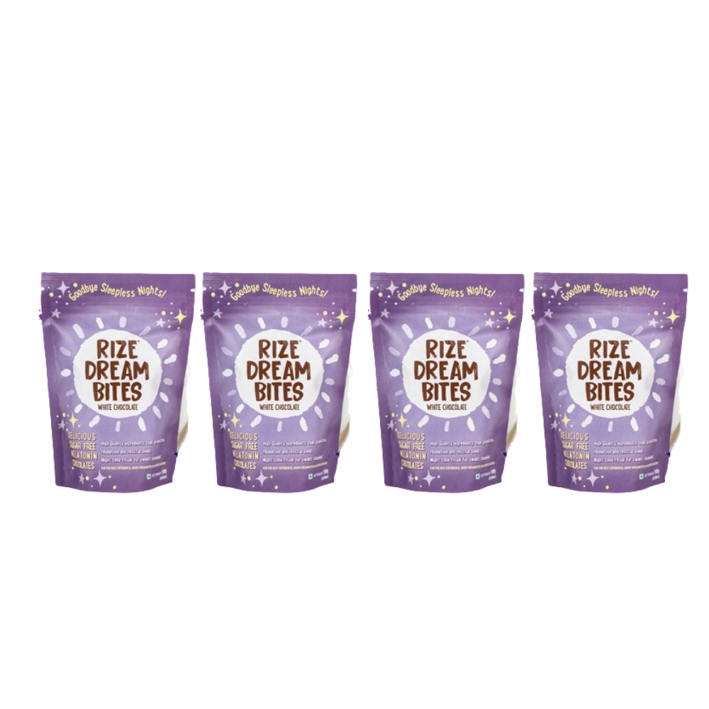Rize Energy Bar Dream Bites - White Chocolate - Distacart