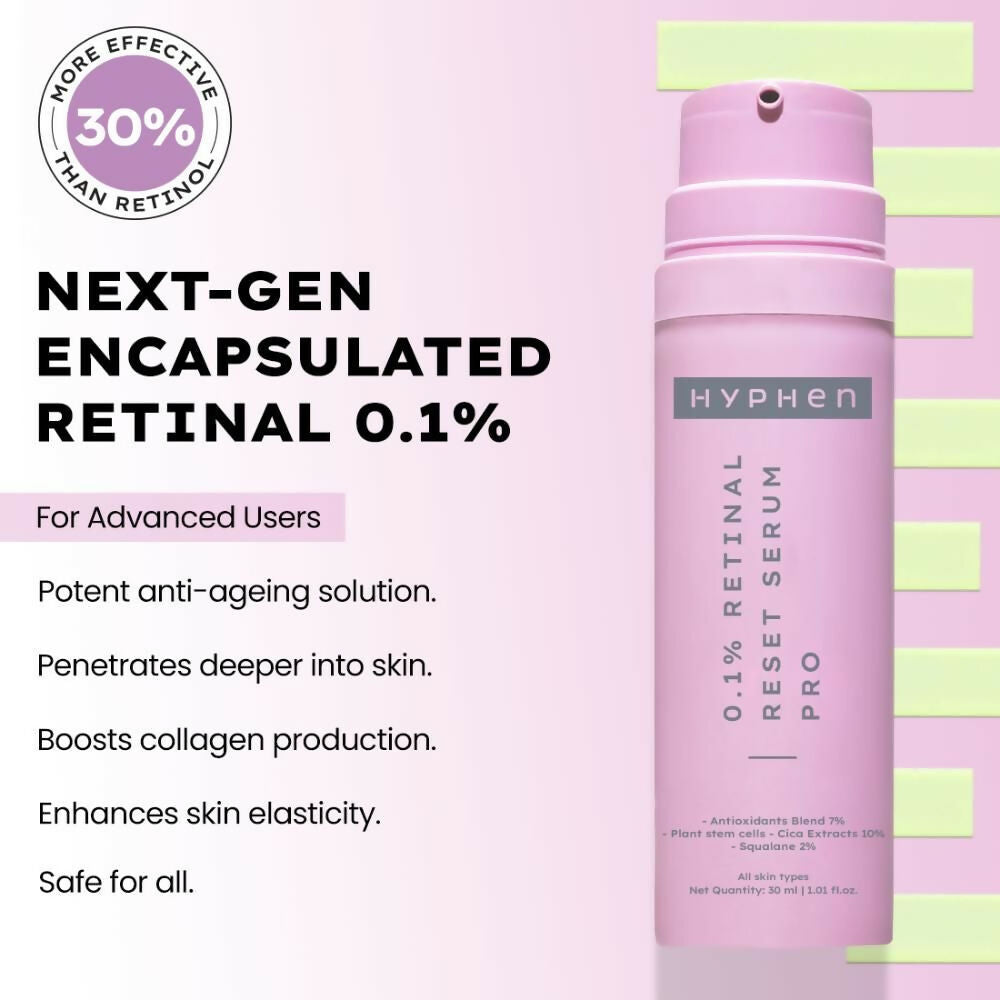 Hyphen By Kriti Sanon Golden Hour Glow Serum & 0.1% Retinal Reset Serum Pro Combo