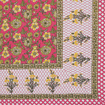 Thumbnail for Rudra Bazaar Red 210 TC Cotton Double King Bedsheet With 2 Pillow Covers - Distacart