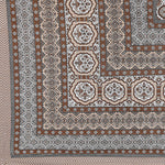 Thumbnail for Rudra Bazaar Brown 210 TC Cotton Double King Bedsheet With 2 Pillow Covers - Distacart