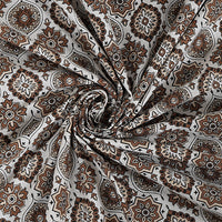 Thumbnail for Rudra Bazaar Brown 210 TC Cotton Double King Bedsheet With 2 Pillow Covers