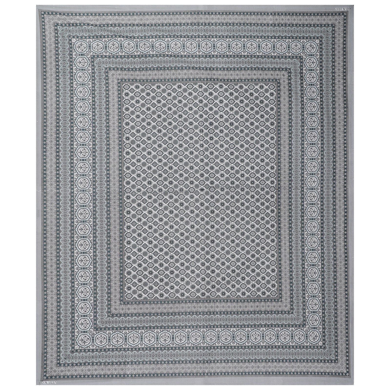 Rudra Bazaar Grey 210 TC Cotton Double King Bedsheet With 2 Pillow Covers - Distacart