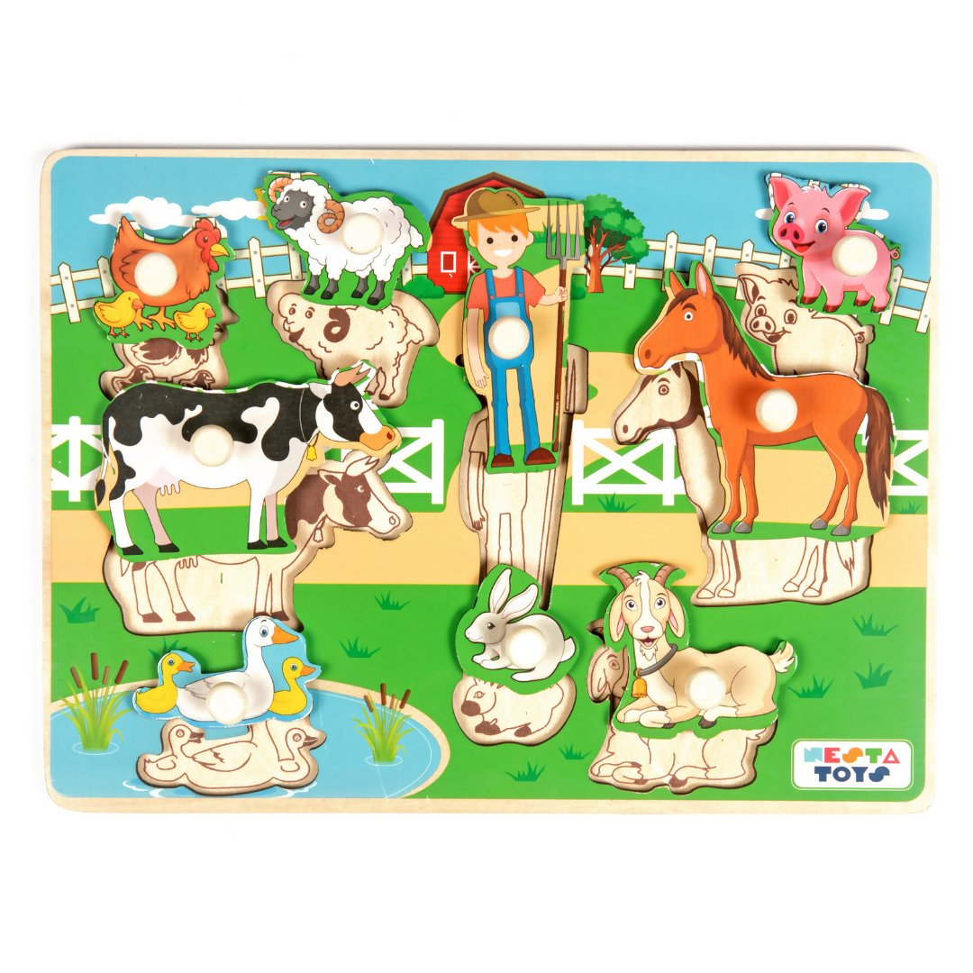 Animal Knob Puzzle 7