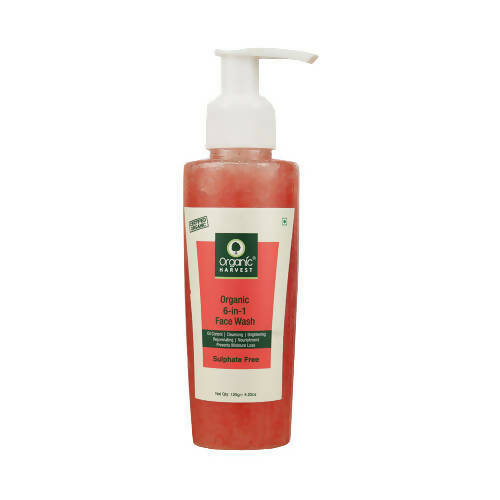 Organic Harvest 6 in 1 Face Wash (Sulphate Free) - Distacart