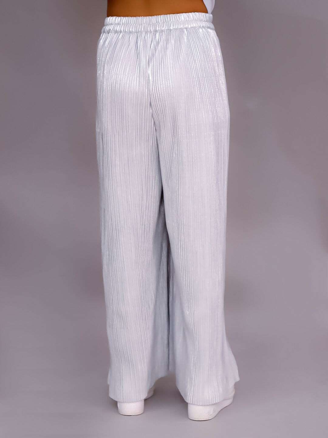 Lil Drama Glam Up Girls White Party Top and Pant Set