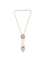 Thumbnail for Kundan Long Necklace - Ruby Raang - Distacart