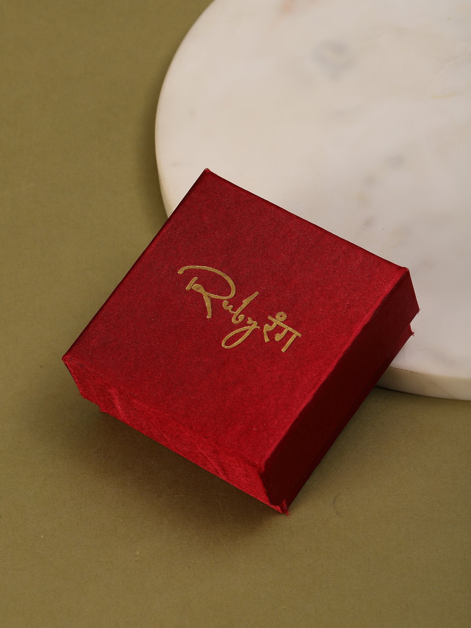 Double Layered Kundan Neckpiece - Ruby Raang - Distacart