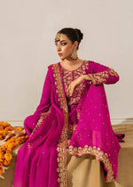 Thumbnail for Prazu Fashion Pink Georgette Sequin With Rivet Moti Palazzo Suit