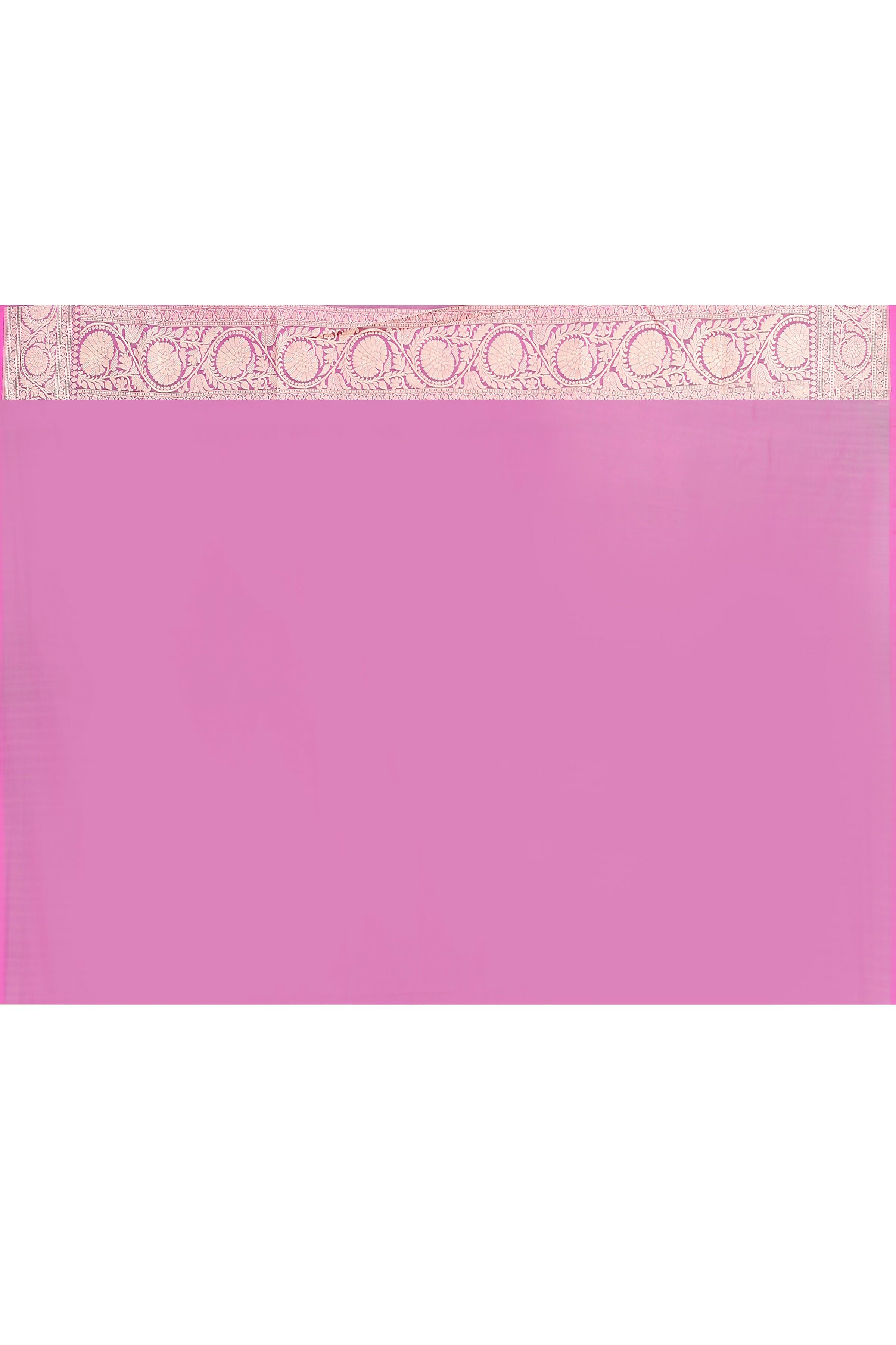 Joban Fashion Magenta Pure Katan Pure Handloom Banarasi Silk Saree