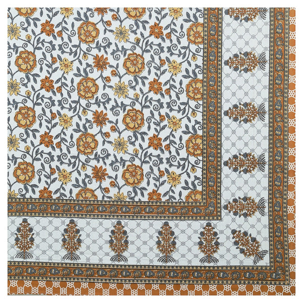 Rudra Bazaar Multicolour 210 TC Cotton Double King Bedsheet With 2 Pillow Covers - Distacart