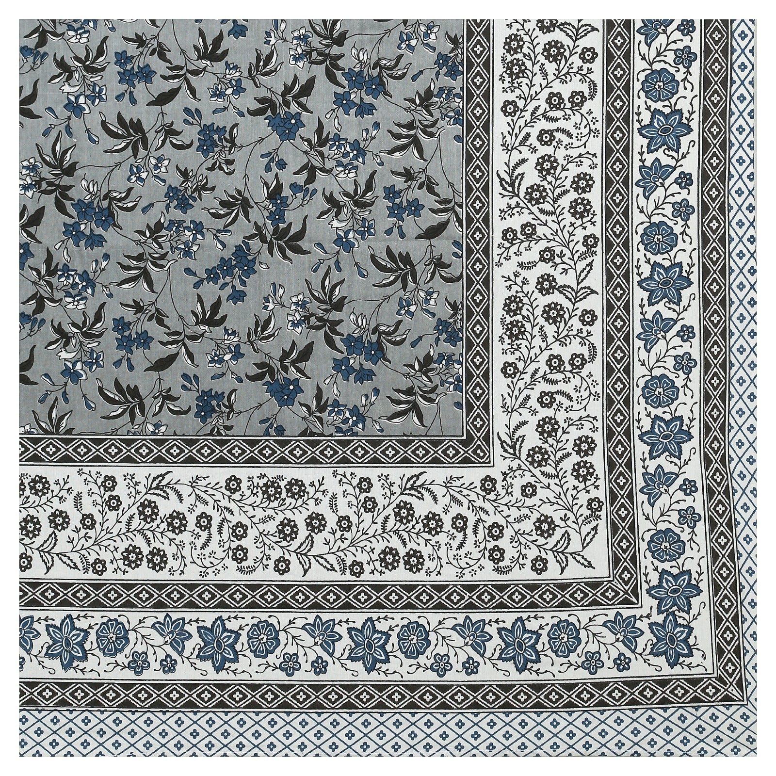 Rudra Bazaar Multicolour 210 TC Cotton Double King Bedsheet With 2 Pillow Covers - Distacart