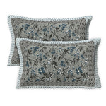 Thumbnail for Rudra Bazaar Multicolour 210 TC Cotton Double King Bedsheet With 2 Pillow Covers - Distacart