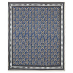 Thumbnail for Rudra Bazaar Multicolour 210 TC Cotton Double King Bedsheet With 2 Pillow Covers - Distacart