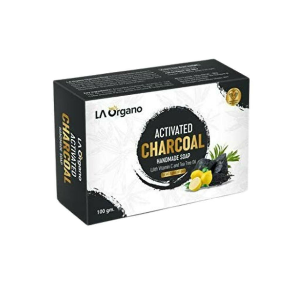 LA Organo Charcoal Handmade Soap - Distacart