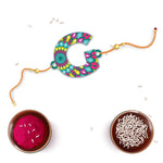 Thumbnail for Indianvibez Alphabet G Wooden Rakhi - Kids Rakhi