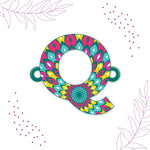 Thumbnail for Indianvibez Alphabet Q Wooden Rakhi - Kids Rakhi