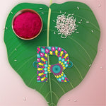 Thumbnail for Indianvibez Alphabet R Wooden Rakhi - Kids Rakhi