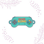 Thumbnail for Indianvibez Gamer King Bhai Wooden Rakhi with Rudraksha, Gaming Rakhi for Bro, Shop India - Kids Rakhi