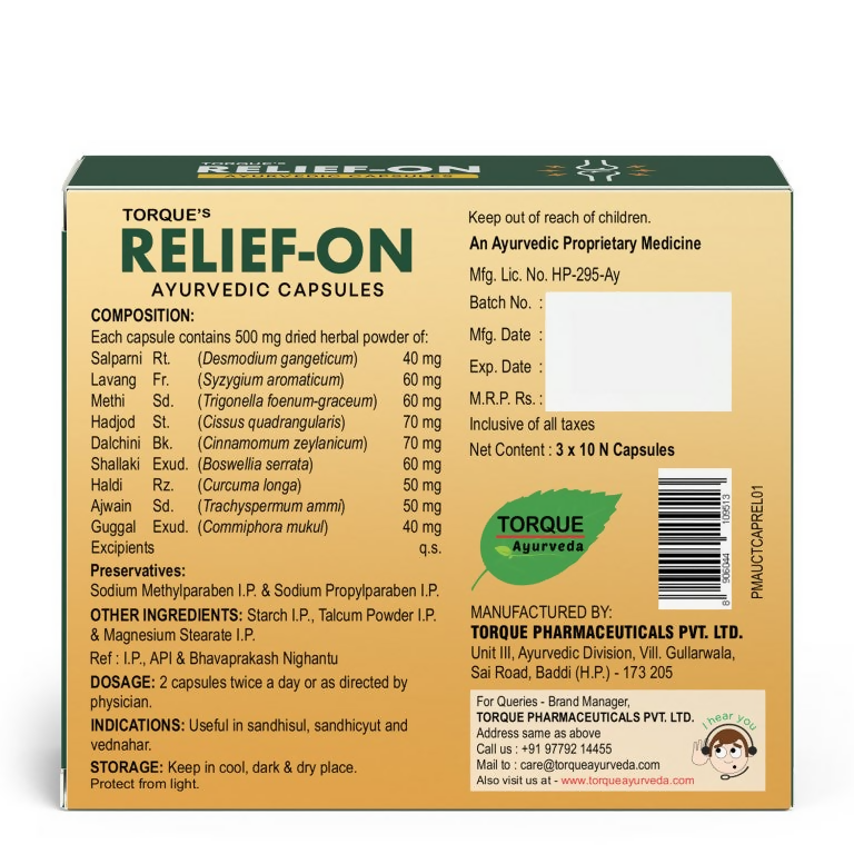 Torque's Relief On Capsules