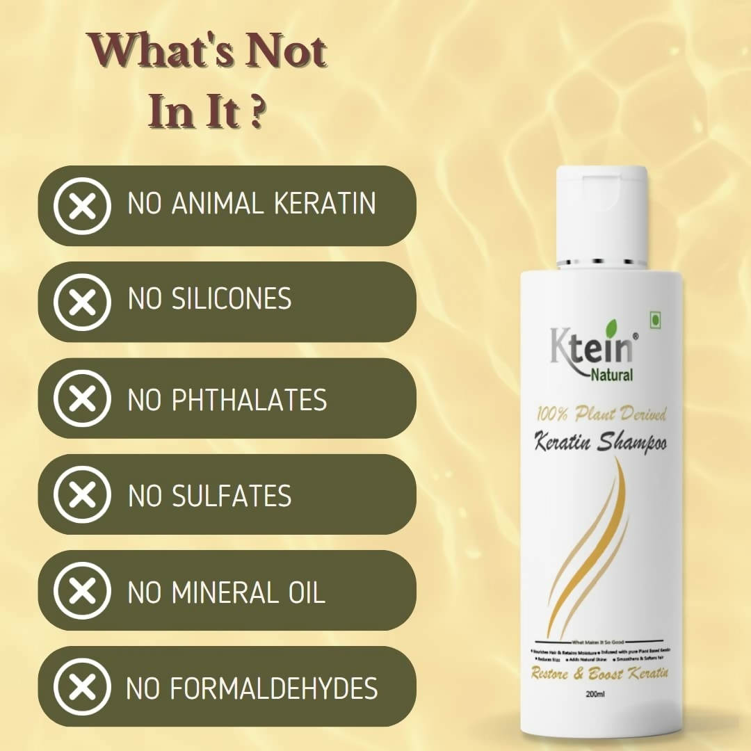 Ktein Natural Plant Derived Keratin Shampoo - Distacart