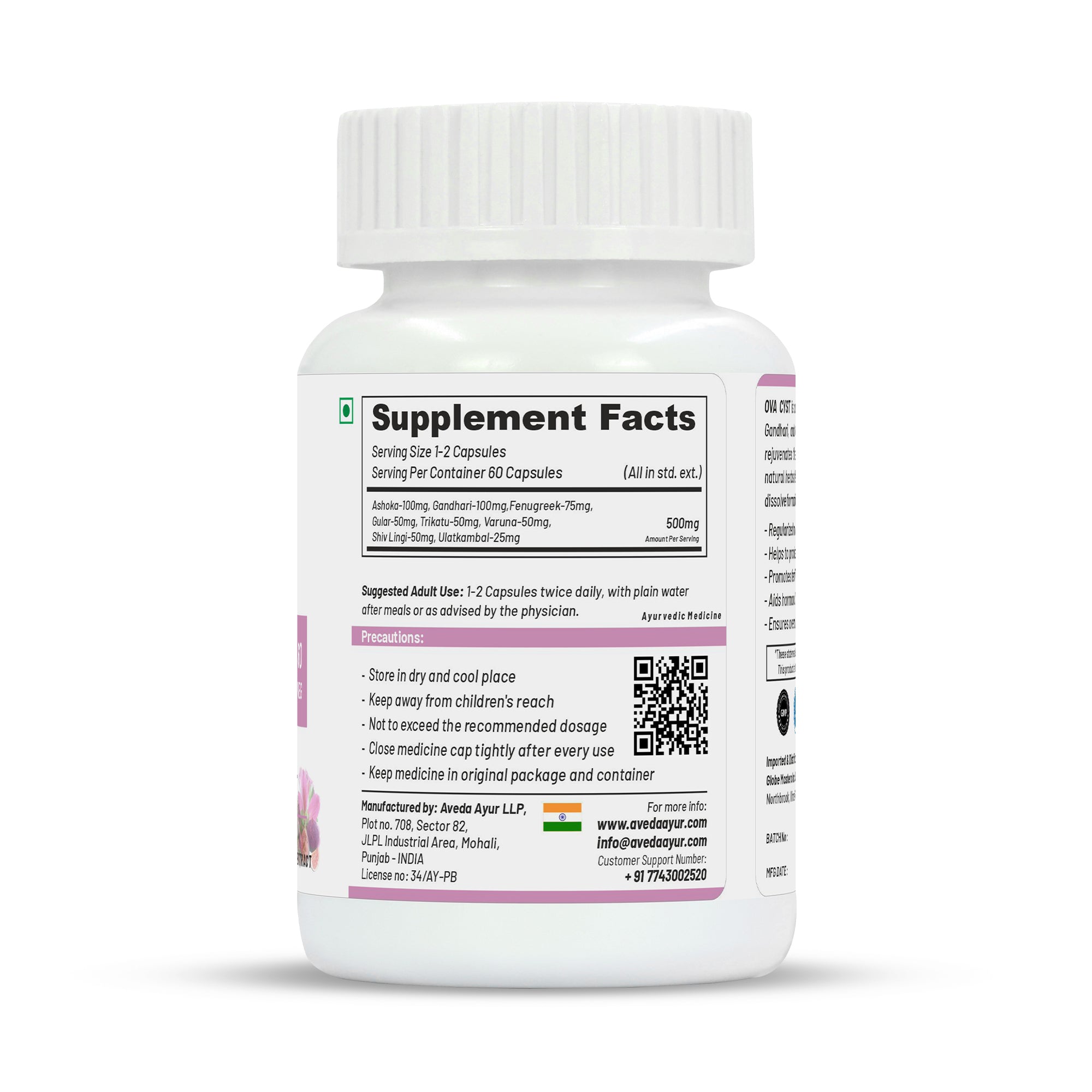 Life Aveda Premium Ova Cyst Capsules - Distacart