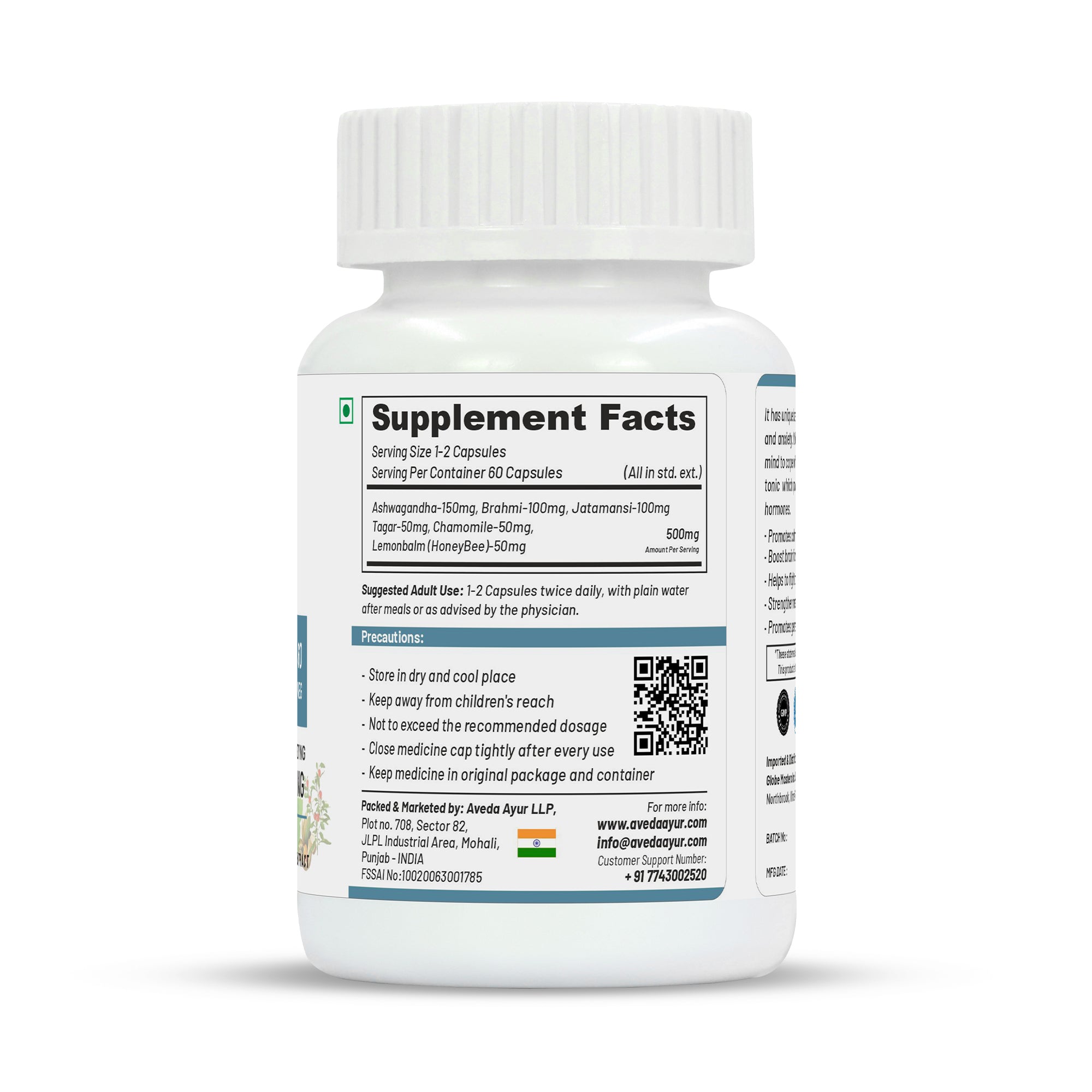 Life Aveda Premium De-Stress Capsules - Distacart