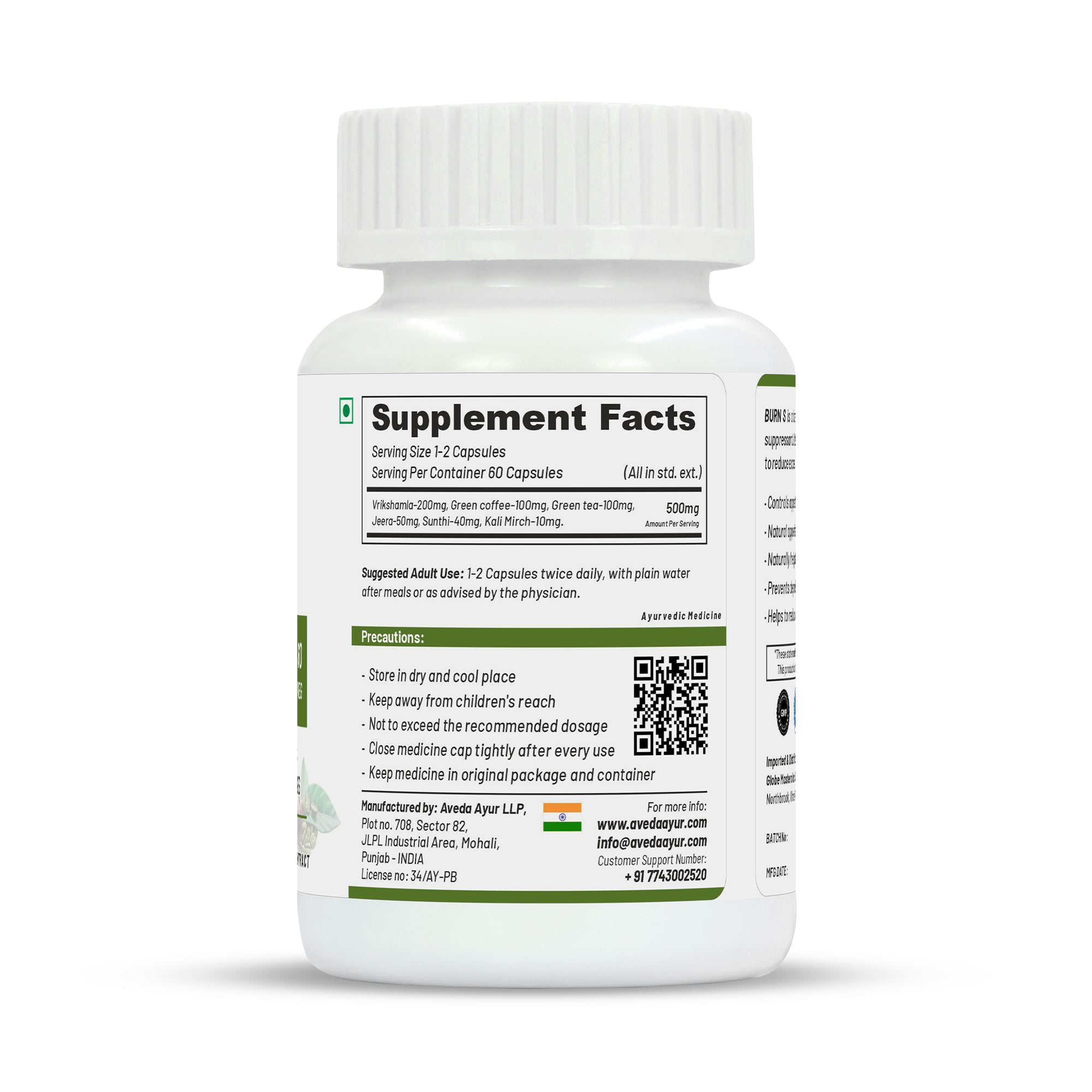 Life Aveda Premium Burn S Capsules - Distacart