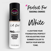 Thumbnail for L.A. Girl Pro Color & Pro Matte Foundation - White - Distacart
