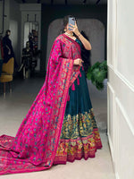 Thumbnail for Lehenga Mart Designer Wedding Lehenga Choli For Women - Blue - Distacart