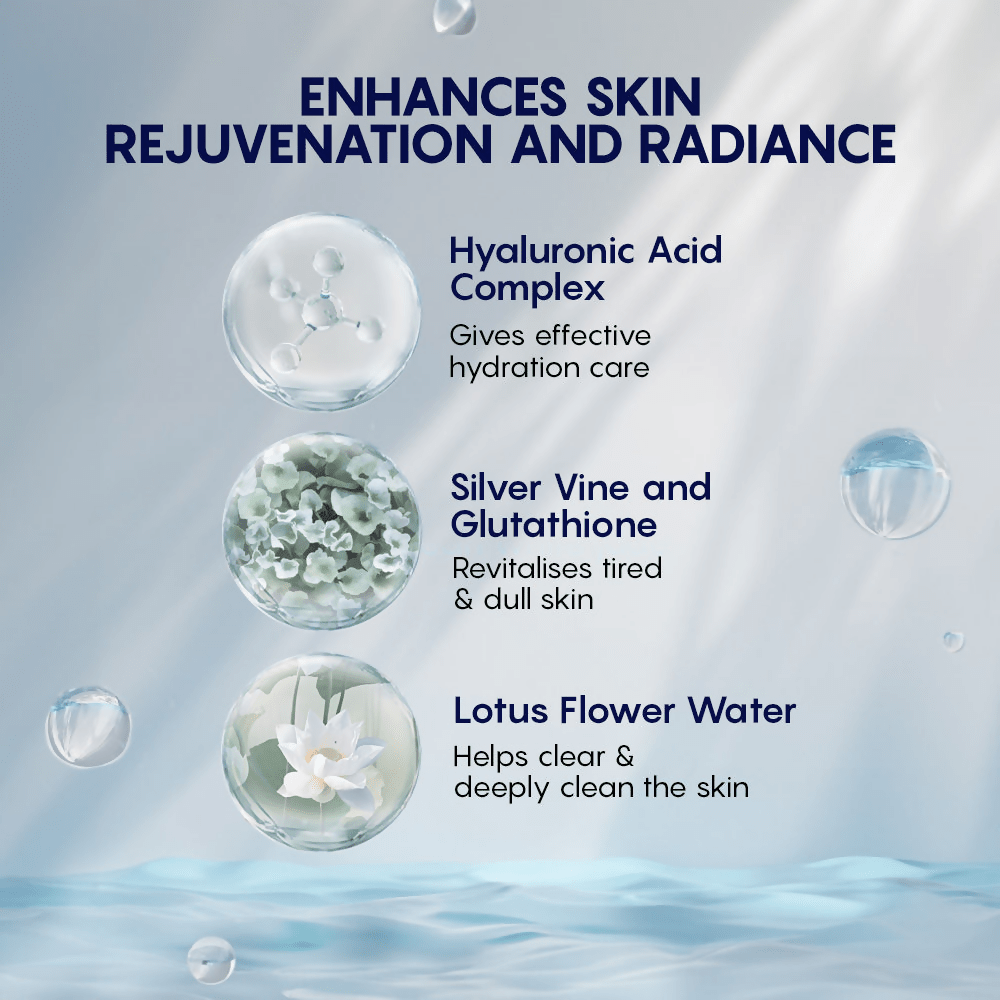 AHC Hyaluronic Dewy Moisturising Radiance Face Serum - Korean skincare
