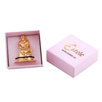 Thumbnail for Estele Gold-Plated Divine Sirdi Sai Baba Idol with Sitting Position for Pooja/Gifts/Car decor