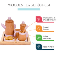 Thumbnail for Wooden Tea Set Kitchen Toys 3