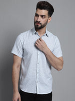 Thumbnail for Jainish Men's Printed Casual Shirt - Light-Grey - Distacart