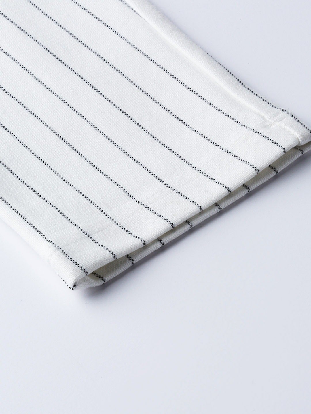 Lyush White Side Zipper Striped Jeggings