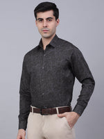 Thumbnail for Jainish Men's Cotton Lycra Printed Formal Shirts - Grey - Distacart