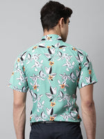 Thumbnail for Jainish Men's Green Classic Printed Formal Shirt - Distacart
