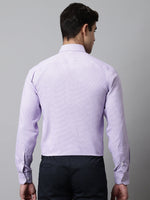Thumbnail for Jainish Men's Purple Checks Pure Cotton Formal Shirt - Distacart